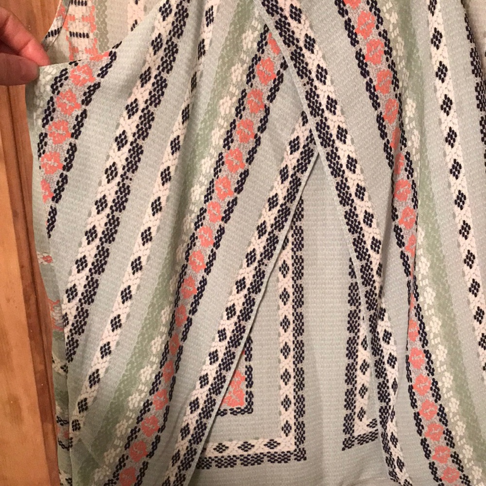 Sold- BCBGMAXAZRIA cris-cross top - Picture 4 of 8